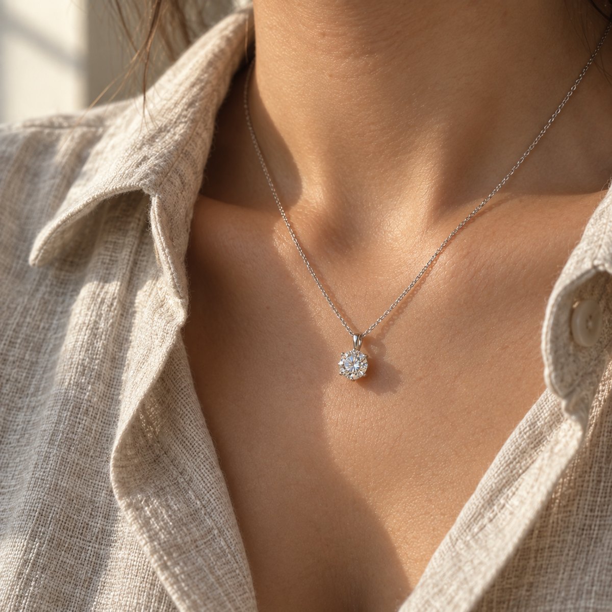 Necklaces worn