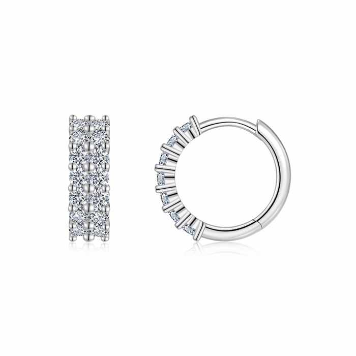 Mabel Pavé Hoop Earrings