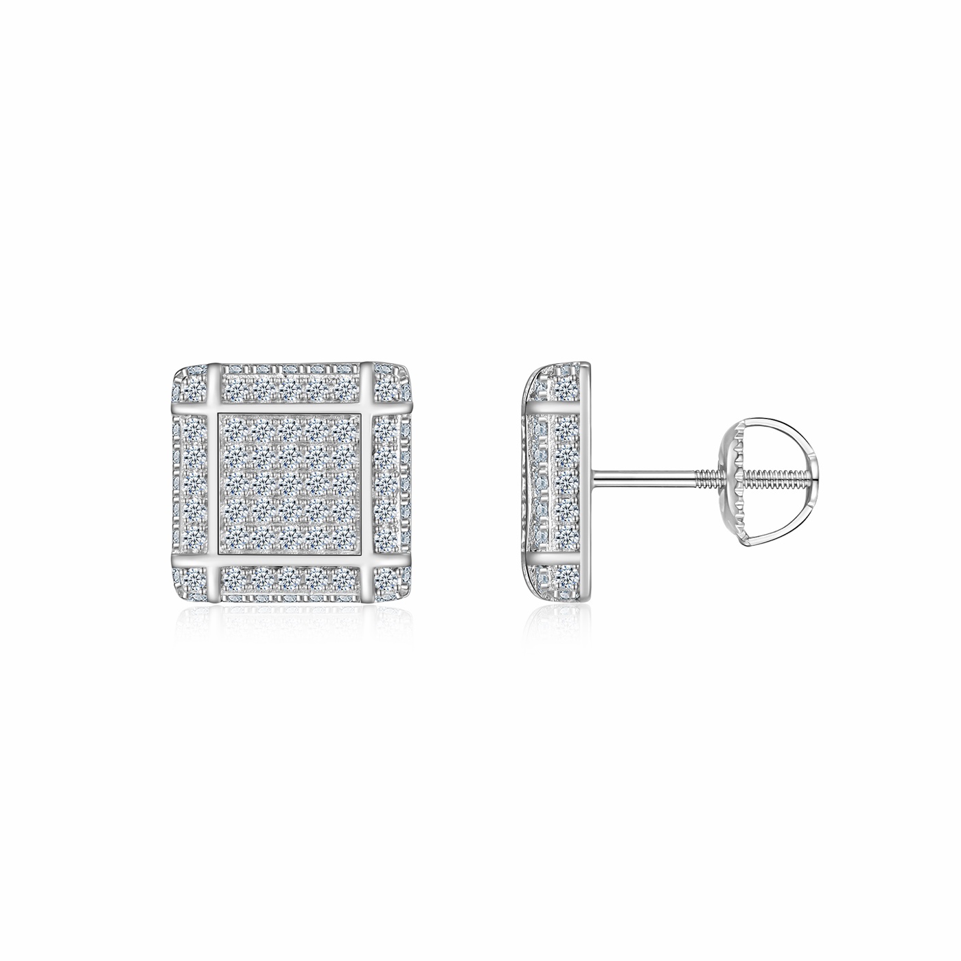 Camille Pavé Stud Earrings