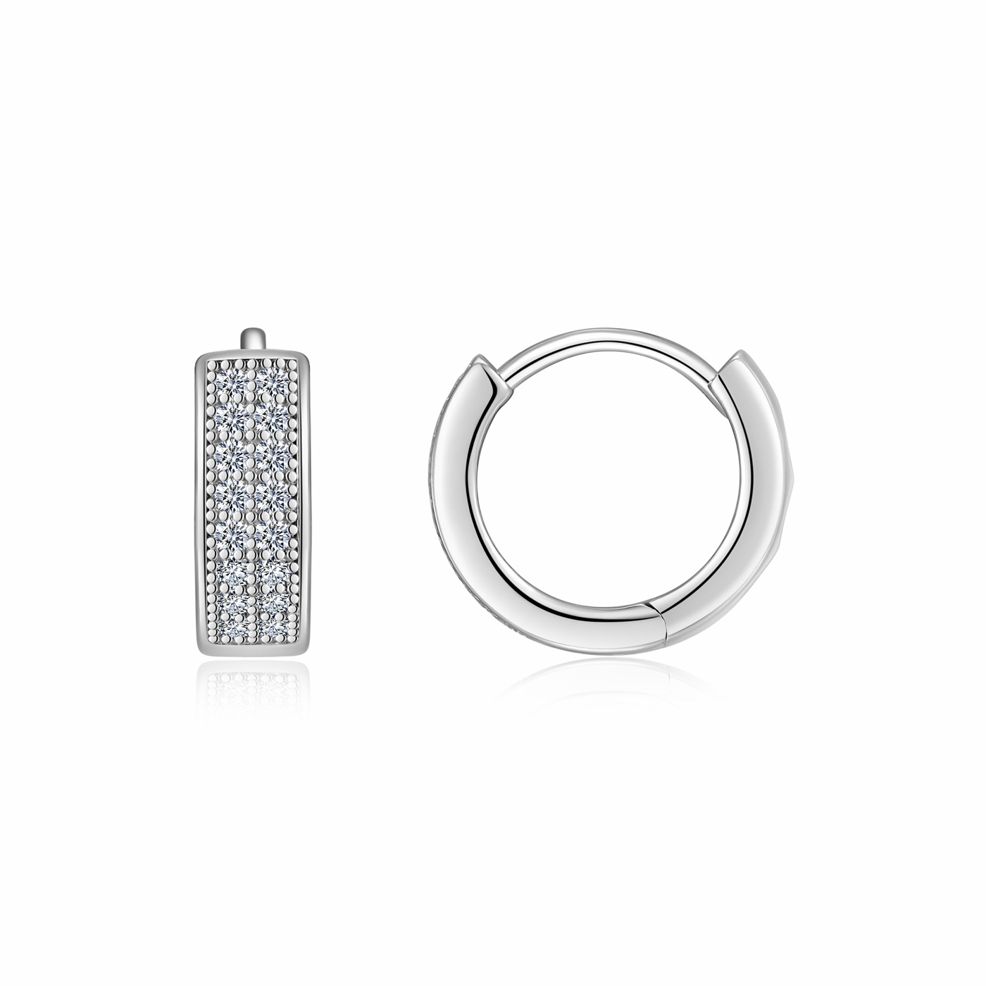 Pernille Wide Huggie Earrings