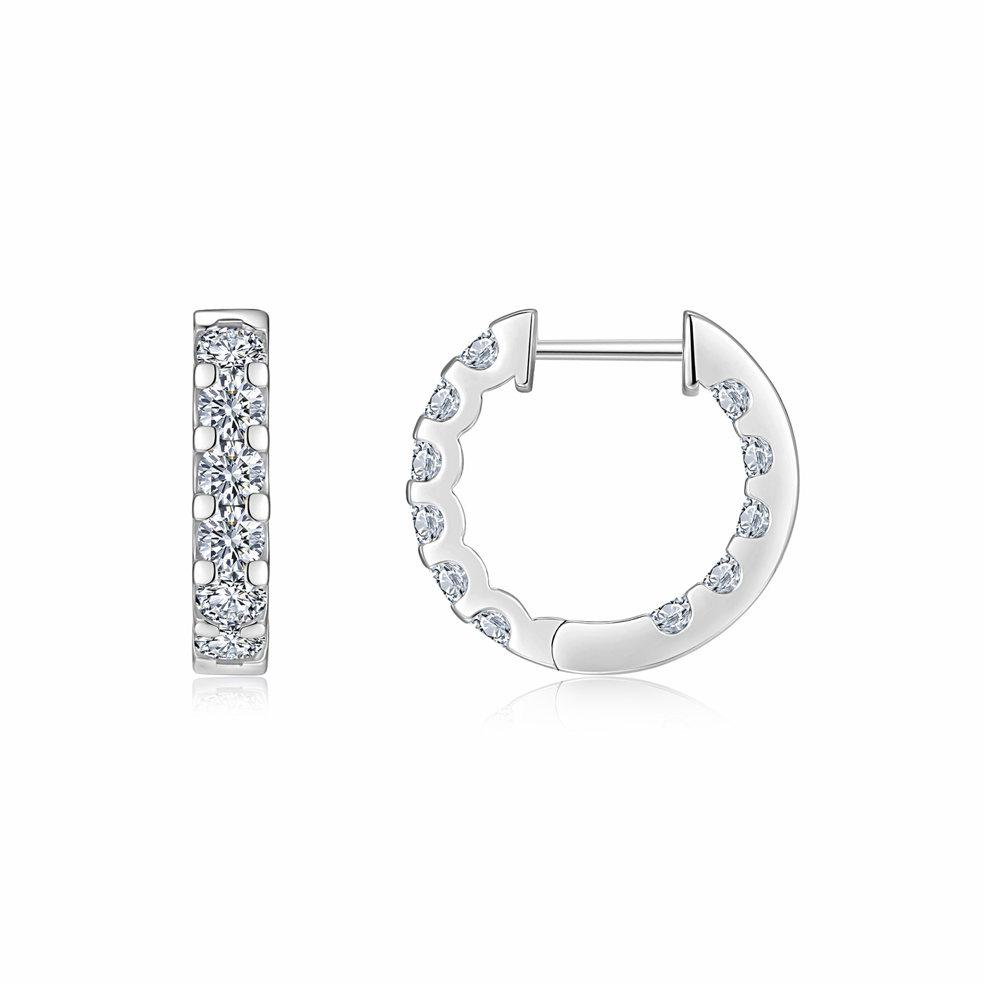 Lumen Slim Huggie Earrings