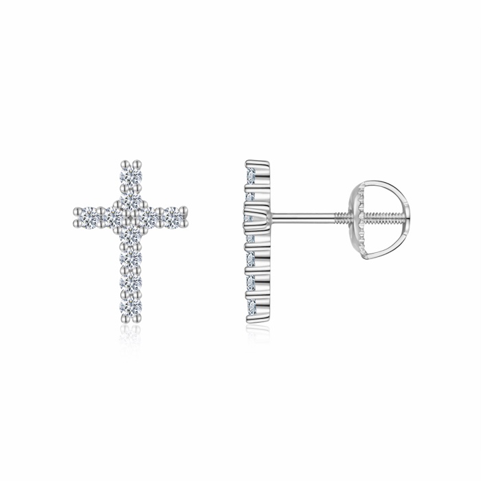 Isadora Cross Stud Earrings