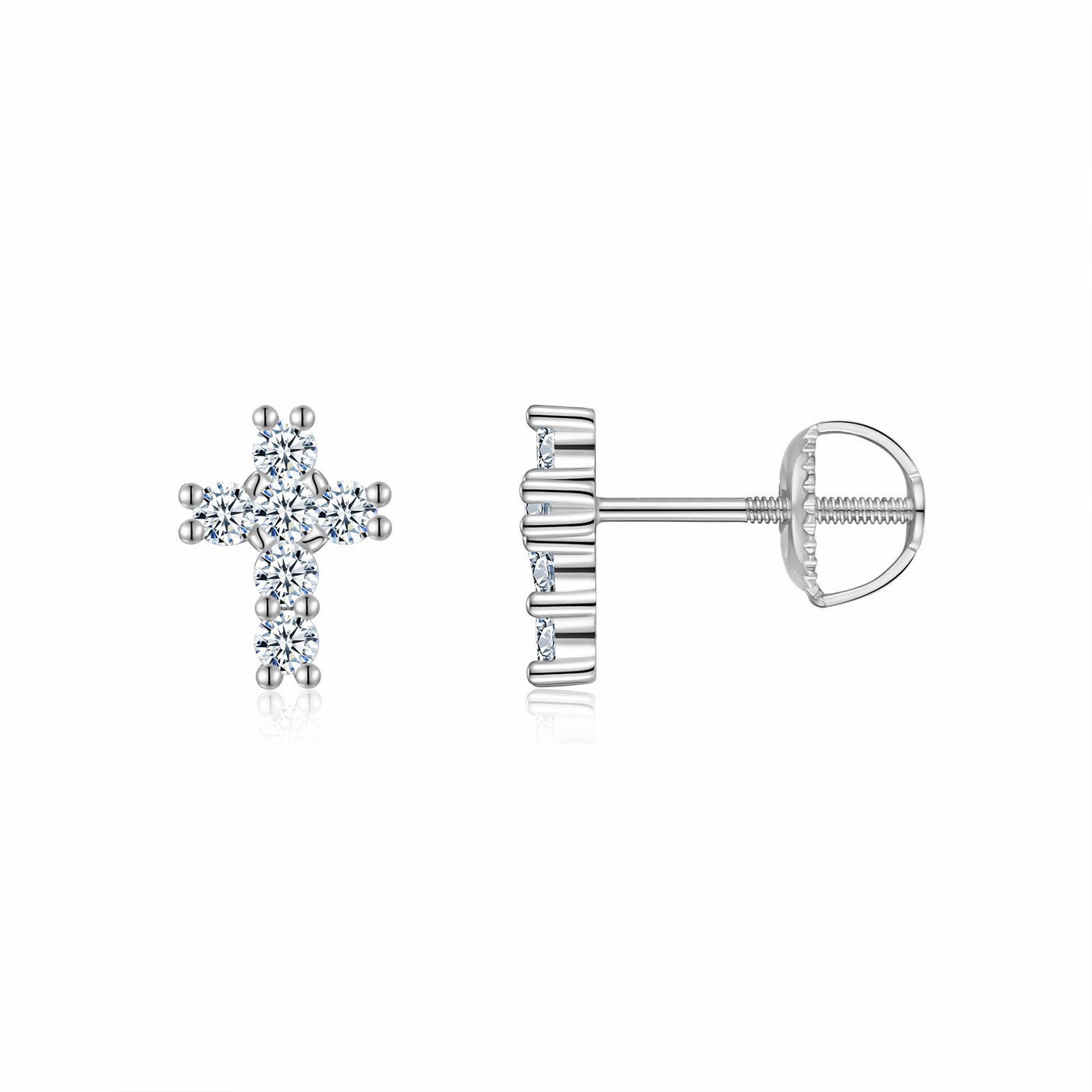 Giselle Cross Stud Earrings