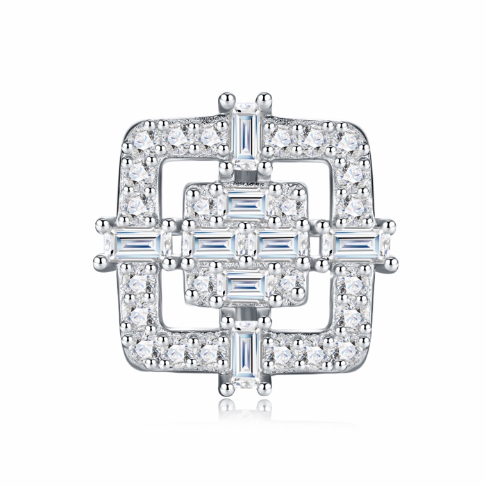 Ysaline Deco Square Earrings