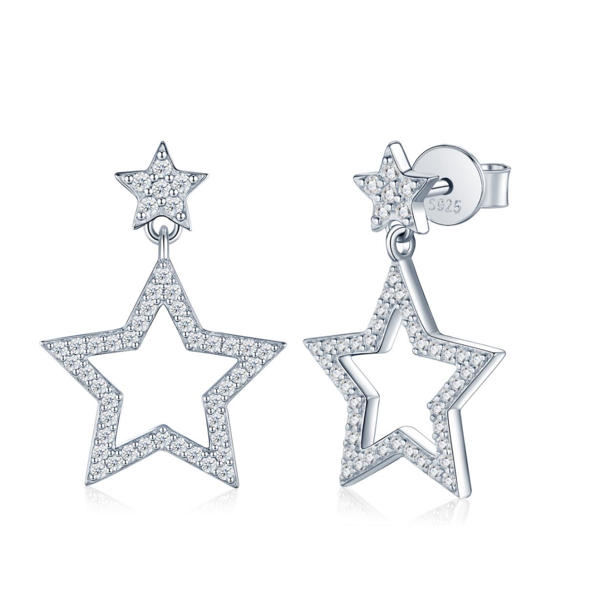 Xenia Star Drop Earrings