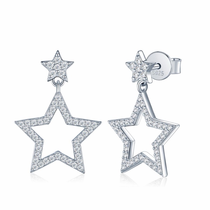 Xenia Star Drop Earrings
