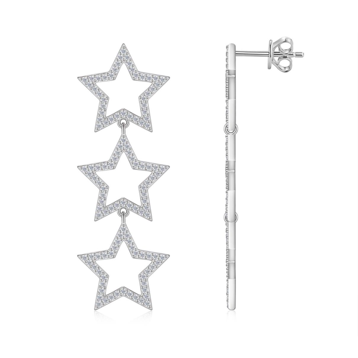 Sidonie Star Drop Earrings
