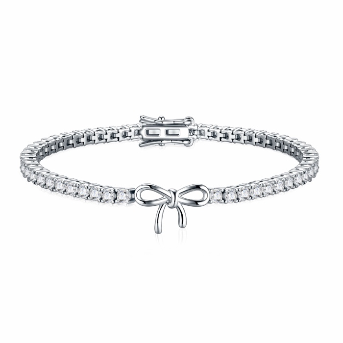 Henriette Bow Tennis Bracelet