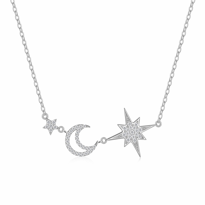 Winslow Moon & Star Necklace