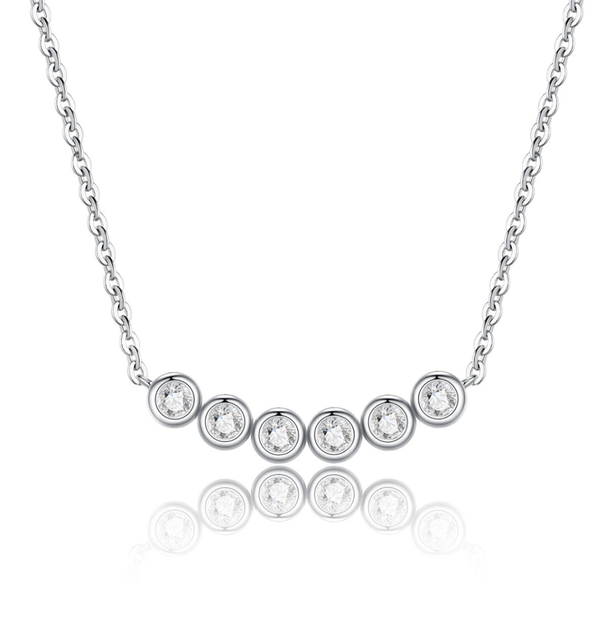 Gwendolen Bezel Bar Necklace