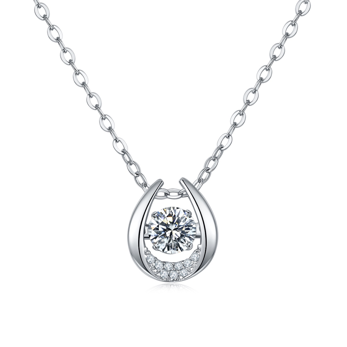 Selene Horseshoe Necklace