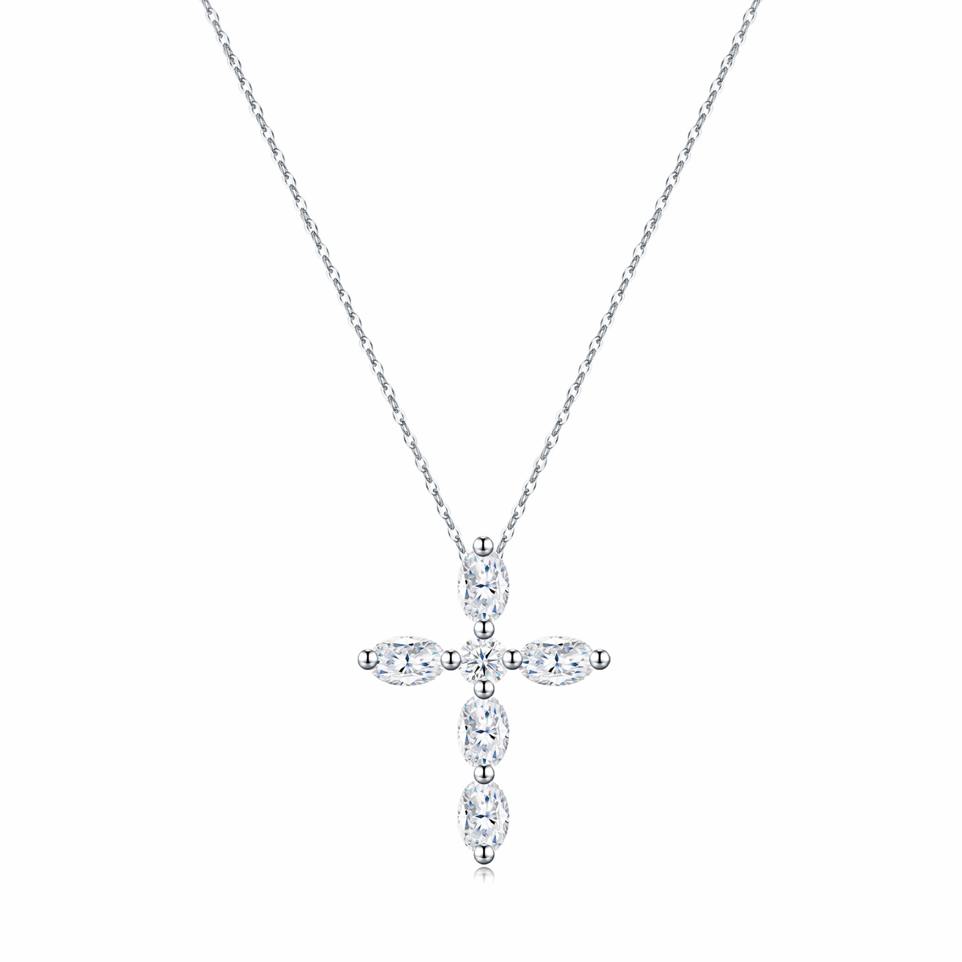 Felicity Marquise Cross Necklace