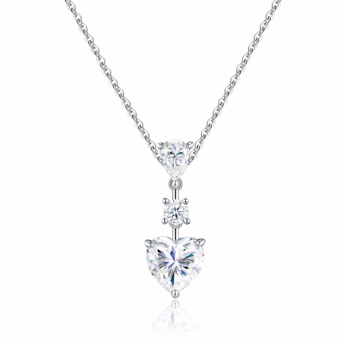 Garance Heart Drop Necklace