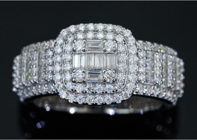 Demelza Wide Pavé Ring