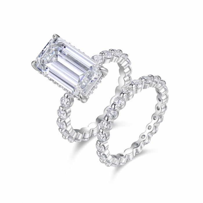 Quilla Emerald Bridal Set