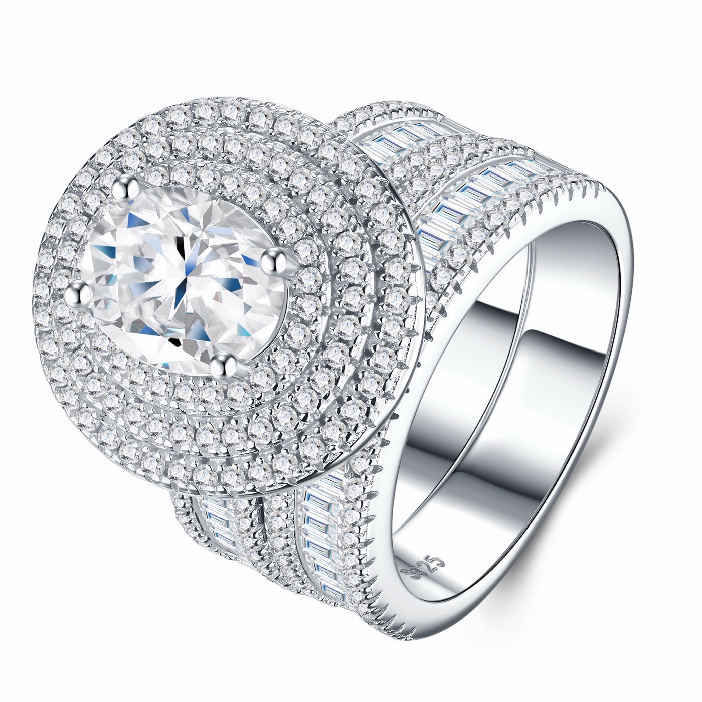 Tamsin Oval Wide Bridal Ring