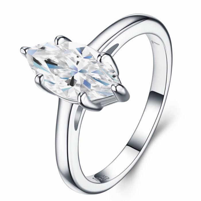 Valentine Marquise Solitaire Ring