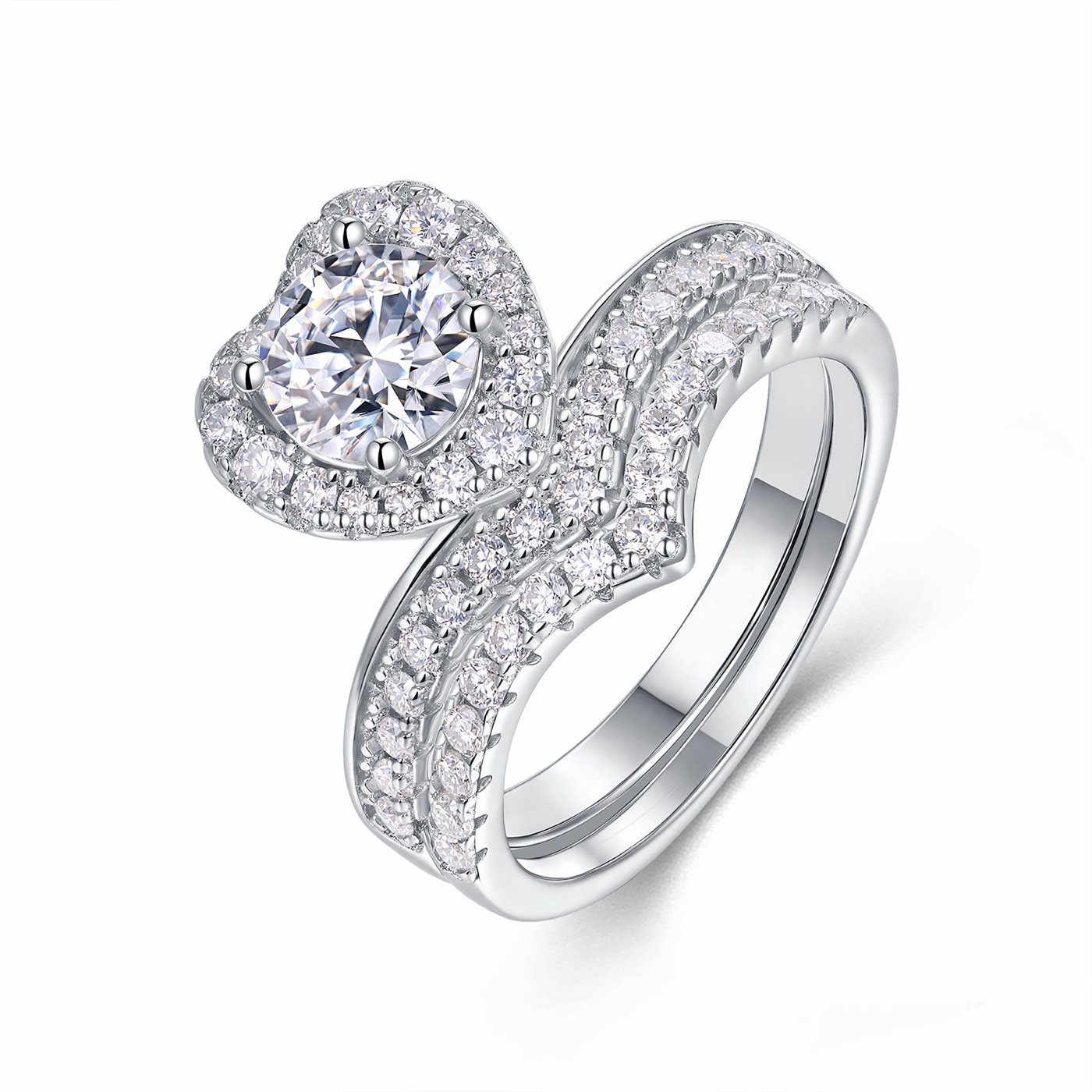Halcyon Heart Halo Ring