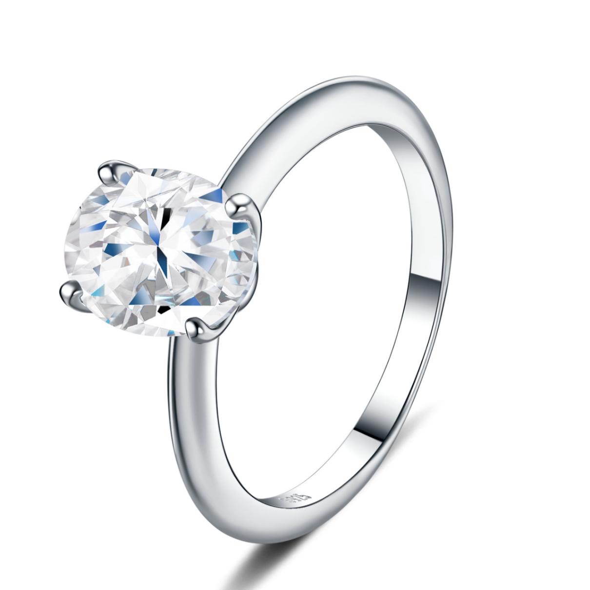 Rosalind Oval Solitaire Ring