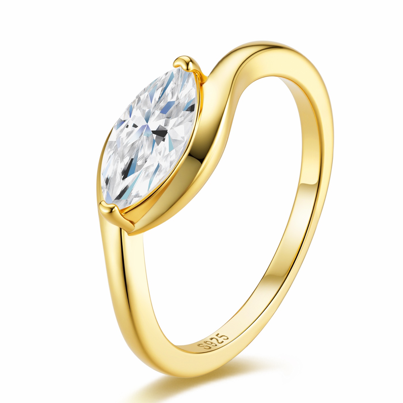 Farrow Marquise Bypass Ring